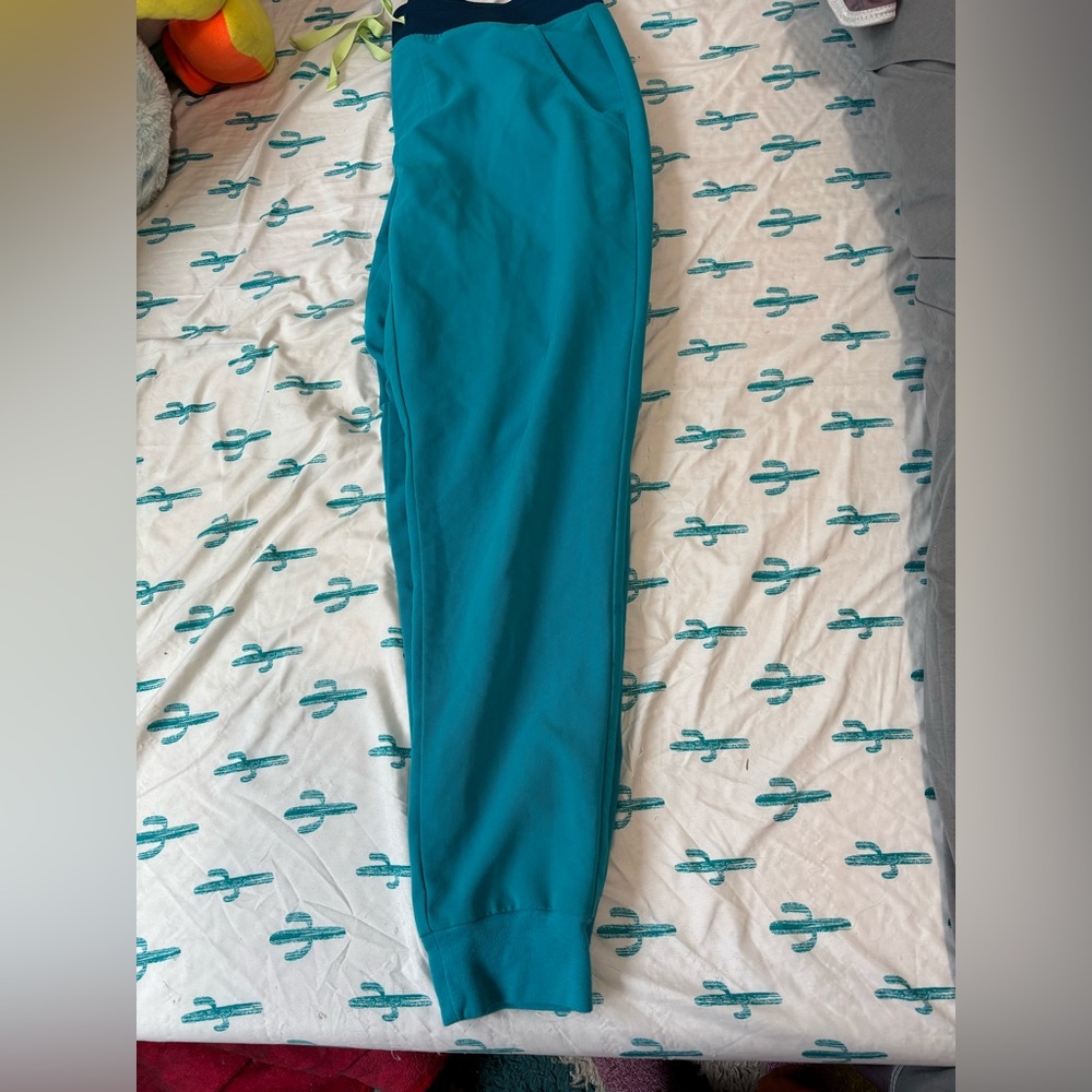 Figs Teal Jogger Pants